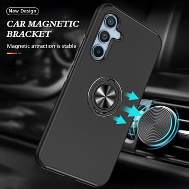 Til Samsung Galaxy A26 5G Hybrid Cover med Roterbar Ringholder