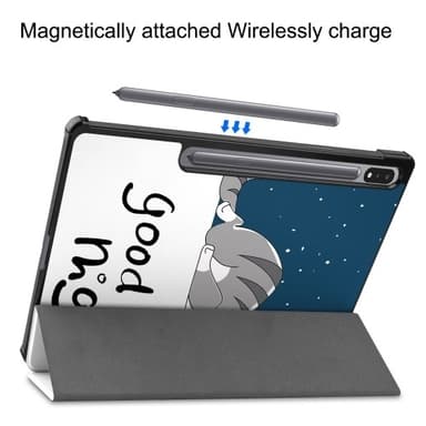 Trifoldet stativ Smart Taske til Samsung Galaxy Tab S10+ (S10 Plus)