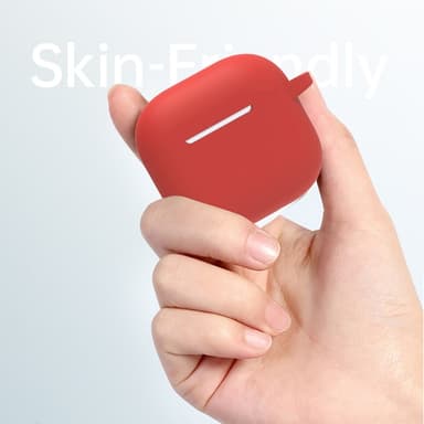 Til AirPods 4 6 i 1 Tilbehør Taske Stropholder Ørekroge Halsrem Nøglering - Hvid