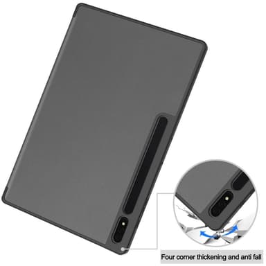 Til Samsung Galaxy Tab S10 Ultra Stativcover Stødsabsorberende Cover med Pen Holder