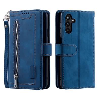 Til Samsung Galaxy A26 5G Etui med Lynlåslomme og 9 Kortlommer