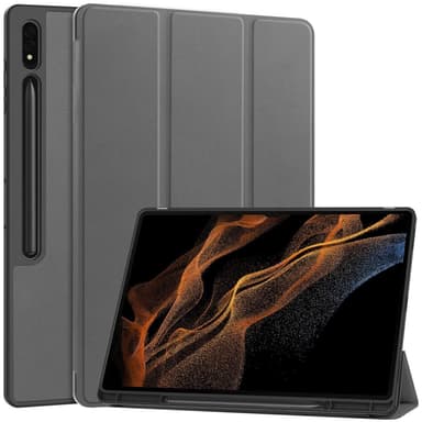 Til Samsung Galaxy Tab S10 Ultra Stativcover Stødsabsorberende Cover med Pen Holder