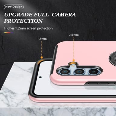Samsung Galaxy S25 / S24 Fingerring Kickstand Hybrid Taske