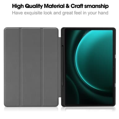 Trifoldet stativ Smart Taske til Samsung Galaxy Tab S10+ (S10 Plus)