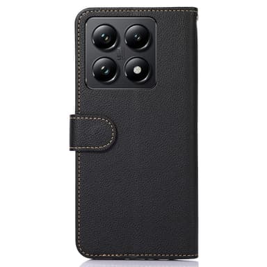 KHAZNEH Pung etui til Xiaomi 14T Pro - Sort-rød