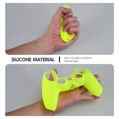 Playstation 5 / PS5 Silikone Skin Cover Case Camouflage Anti-Slip Beskyttelse - Rød Hvid Sort