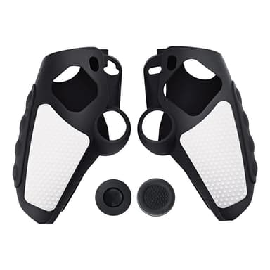 Playstation 5 / PS5 Silikone Skin Cover Case Anti-Slip Protection + Joystick Caps - Sort
