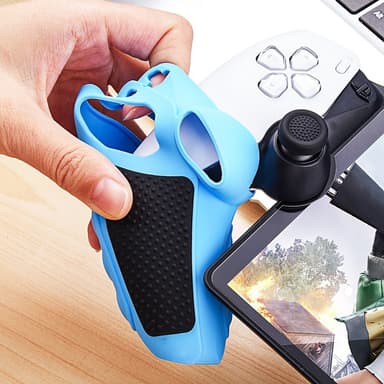 Playstation 5 / PS5 Silikone Skin Cover Case Anti-Slip Protection + Joystick Caps - Sort