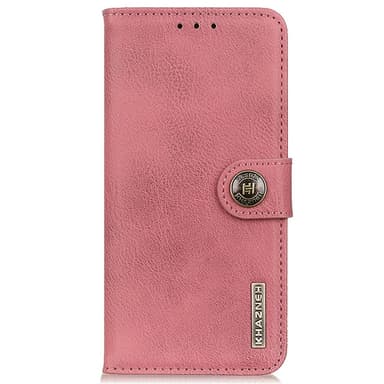 KHAZNEH tegnebogstaske til Motorola Moto G55 - Pink