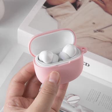 Til Xiaomi Redmi Buds 6 Lite Silikone Etui Anti-ridse Beskyttende Etui - Lyserød