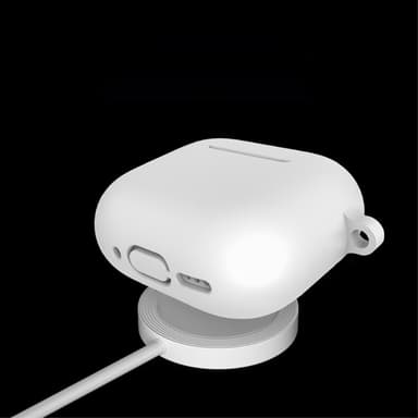 Til AirPods 4 5 stk Tilbehør Etui Opbevaringsboks Halsrem Hovedtelefonholder Nøglering - Lilla