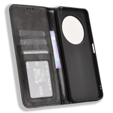 Til Xiaomi Redmi 14C Pung Stand Flip Telefonetui - Sort