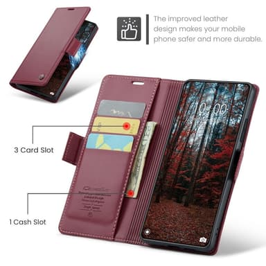 CASEME Retro Pung Taske til Xiaomi 14