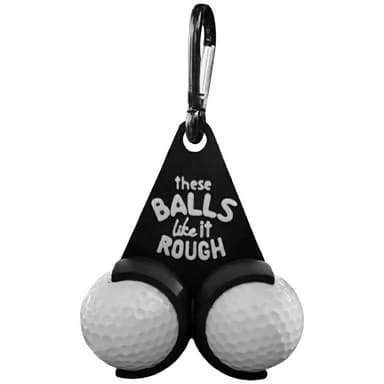 Golfboldholder Sjove bogstaver Dobbelte golfbolde Golfgave - Style B
