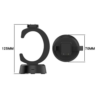 Til Huawei Watch Fit 3 / Honor Band 9 Oplader dock ur oplader med 1m kabel