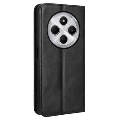 Til Xiaomi Redmi 14C Pung Stand Flip Telefonetui - Sort