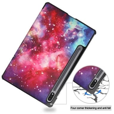 Trifoldet stativ Smart Taske til Samsung Galaxy Tab S10+ (S10 Plus)