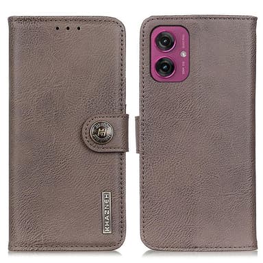 KHAZNEH tegnebogstaske til Motorola Moto G55 - Khaki