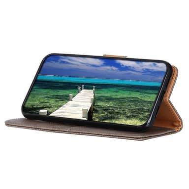 KHAZNEH tegnebogstaske til Motorola Moto G55 - Khaki