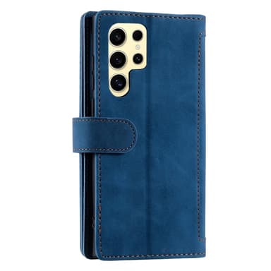 Til Samsung Galaxy S25 Ultra 5G Etui med Lynlåslomme og 9 Kortlommer