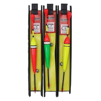 3-pak blyagn Flydebøje fiskegrej Fishing Fish Float Drift Set 6m line - Type 2