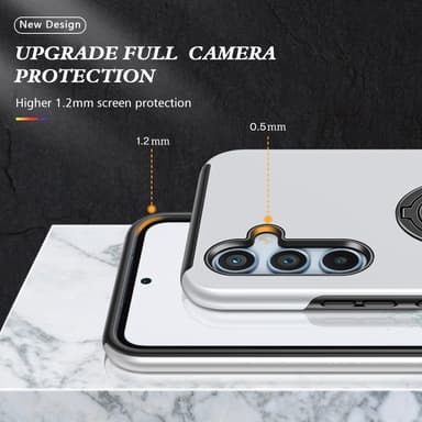 Samsung Galaxy S25 / S24 Fingerring Kickstand Hybrid Taske
