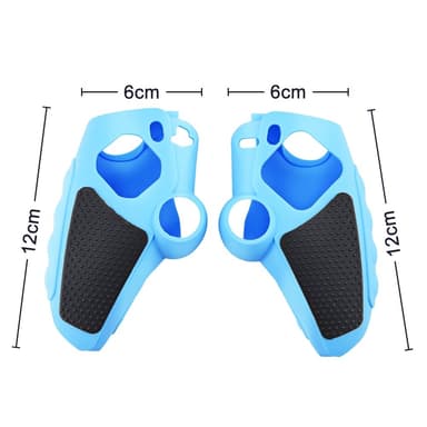 Playstation 5 / PS5 Silikone Skin Cover Case Anti-Slip Protection + Joystick Caps - Hvid