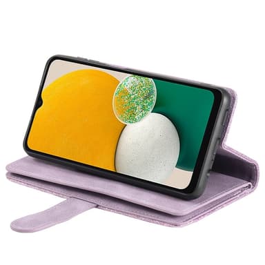 Til Samsung Galaxy A26 5G Etui med Lynlåslomme og 9 Kortlommer