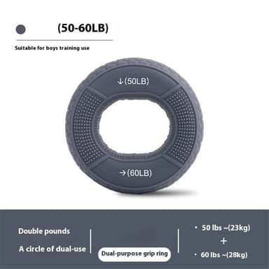 Håndgreb Forstærker Underarm Finger Trainer Håndledsmuskeltræner - 50-60 lb Grå