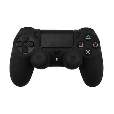 Etui til Sony PlayStation 4 Pro Slim PS4 Anti-Slip Silikone Skin Cover - Sort
