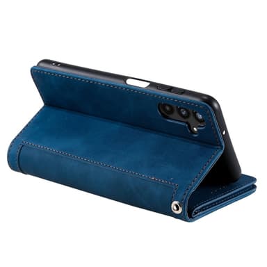 Til Samsung Galaxy A56 5G Etui med Lynlåslomme og 9 Kortlommer