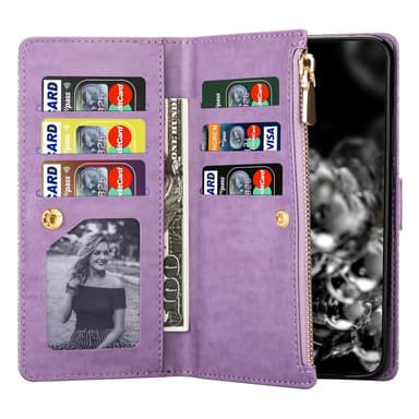 Til Samsung Galaxy A26 5G Etui Stjernehimmel Indgraveret Pungcover