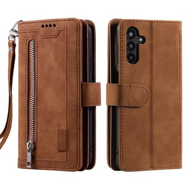 Til Samsung Galaxy A26 5G Etui med Lynlåslomme og 9 Kortlommer