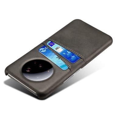 SKALO Xiaomi 15 Ultra 5G PU-Læder Kortholder Cover - Sort