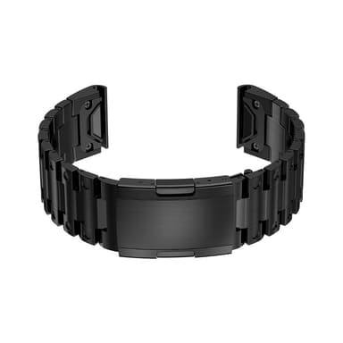 Titanium urrem til Garmin ure Sort 26 mm