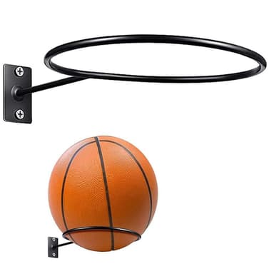 Vægmonteret boldholder / Boldopbevaring til basketball, fodbold