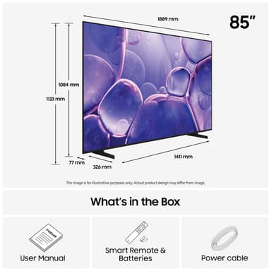 Samsung 85" U8095F 4K smart TV (2025)