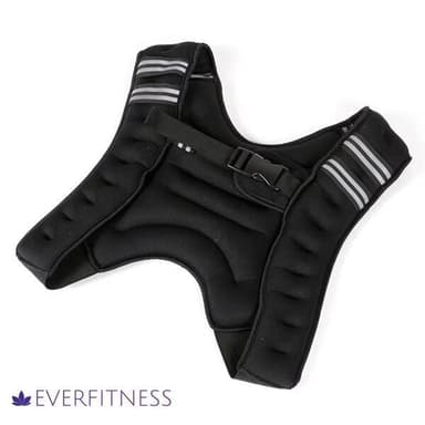 Vægtvest 5 kg med lycra og stålkugler