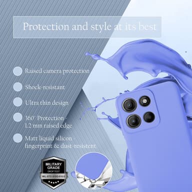 Motorola Moto G15 Cover Etui Case (lilla)