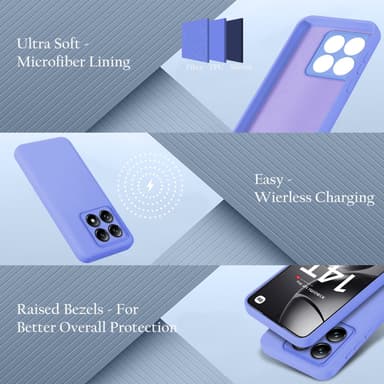 Xiaomi 14T Pro Cover Etui Case (lilla)