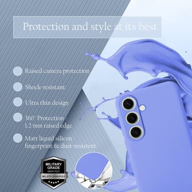 Samsung Galaxy S24 FE Cover Etui Case (lilla)