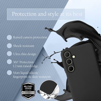 Samsung Galaxy M35 Cover Etui Case (sort)