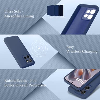 Motorola Moto Edge 50 Neo Cover Etui Case (blå)