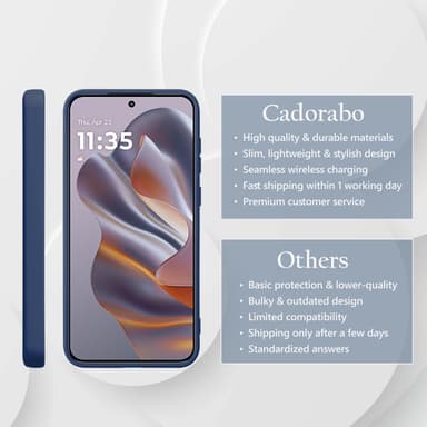 Motorola Moto Edge 50 Neo Cover Etui Case (blå)