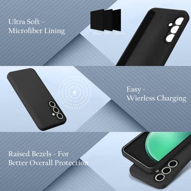 Samsung Galaxy S24 FE Cover Etui Case (sort)