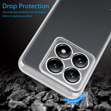 Xiaomi 14T Pro Cover Case Etui (Gennemsigtig)