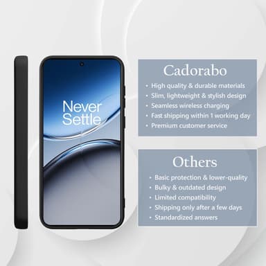 OnePlus Nord 4 Cover Etui Case (sort)