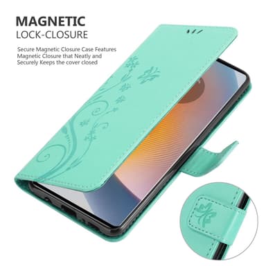 Motorola Moto Edge 50 Fusion Pungetui Cover Blomster