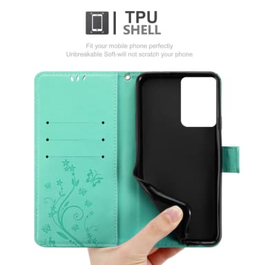 Motorola Moto Edge 50 Fusion Pungetui Cover Blomster