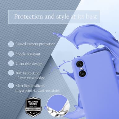 Sony Xperia 10 VI Cover Etui Case (lilla)